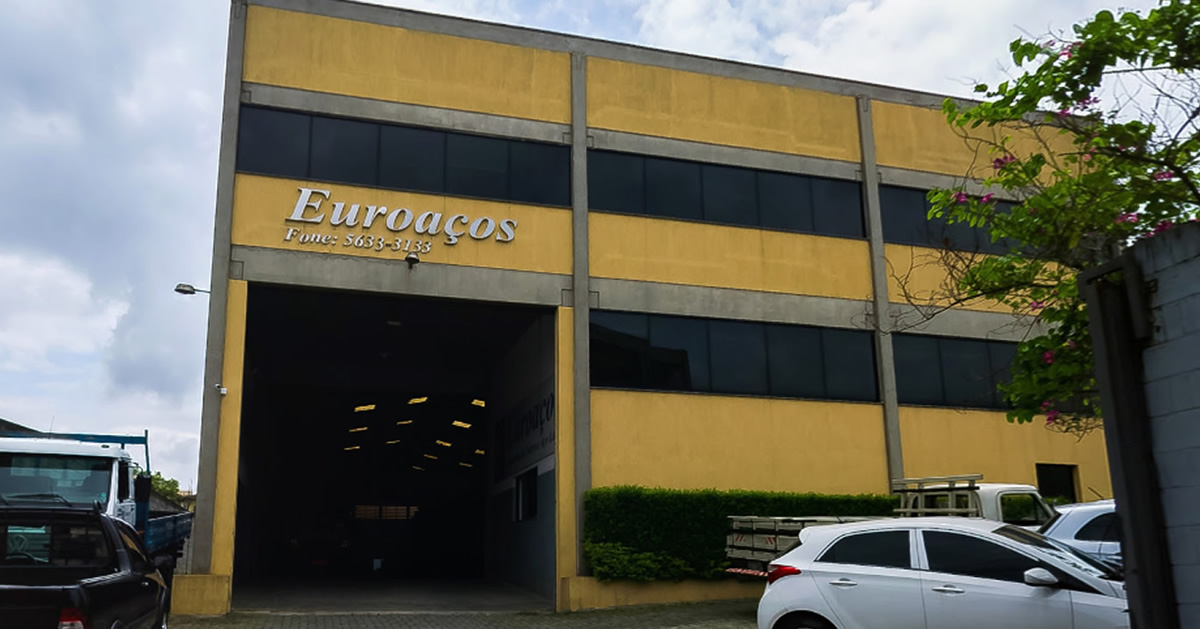 Fachada da empresa Euroaços